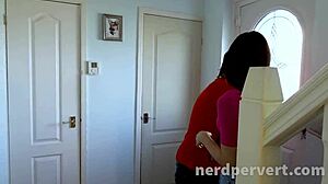 Valentina Bianco nerd spunk all over her face