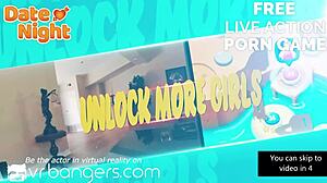 Latin call girl in VR bends over for doggystyle, sucking cock before missionary fuck.