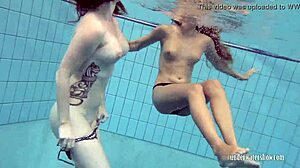 i'm obsessed with Katrin Privsem and Lucy Gurchenko, underwater brunette babes