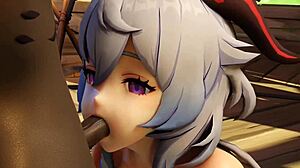 Sodeno19 collect part 2 with hentai blowjob and creampie