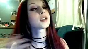 miss liz vicious rocks big pink dildo on cam! 😈