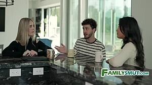 Stepmom Helps Me Record Porno with Girlfriend in Secret