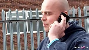 Model Carla Mai Seduces At Public Casting