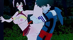 Shino Sosaki and Mei Hatsume in My Hero Academia