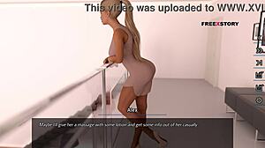 Dreams of Desire: Alex Watches Jenna Changing Dress and Landlady in Dream World