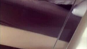 brazilian amateur rides big cock in gym