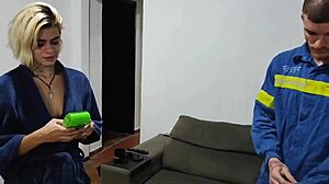 I Called The Electrician For TV Help And Paid With Passionate Sex