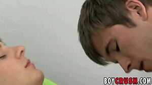 twinks corey clark and gabe crawford bang hard before facial