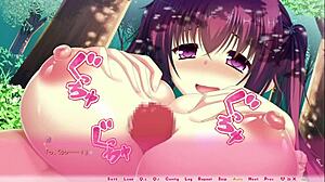 Intense Yuri Paizuri Scene with Big Tits