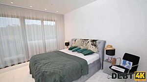 feeling the intense pleasure as the blonde czech rides in cowgirl pov