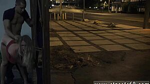 blonde anal punished in garage bondage hardcore sex