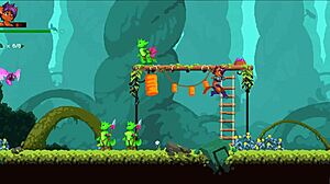 kincaid tests huge marble dildo in furry hentai orgasm