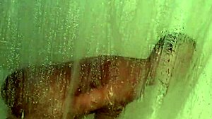 Mandeezy4u2 Showers With Brunette Wife Masturbating