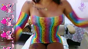 my first webcam show as ts angelique monroe