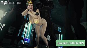 is this milf letting all the boys fuck her holes?