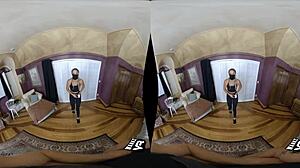 Adira Allure Teen With Tits Sucks Monster Cock In POV Wanking Session Featuring Ass And Big Cock