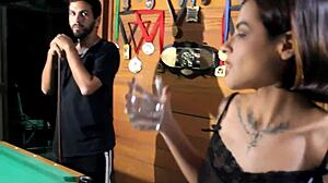 pool night turns interesting