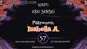 Amateur woman stuck and fucked in POV with erotic audio.