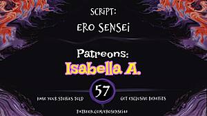 Amateur woman stuck and fucked in POV with erotic audio.