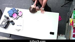 Teen shoplifter faces interrogation in the garage