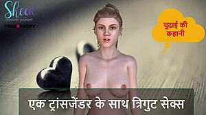 Hindi Audio Sex Story - Threesome Sex With A Transgender 😍
