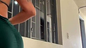 Angel Rosex Cleans House with Her Big Ass and Tits on Display