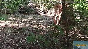 Wow, Mala Dvojka looks stunning naked in the forest!