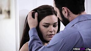 oh man, kimber woods gets that buttplug in and assfucked by step daddy 😈🍑 what a taboo brunette babe!