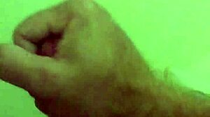 I am rubbing one out