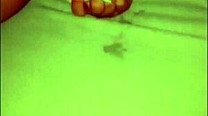 Feeling the intense orgasm as busty chocolate squirter gets fingered and fucked in pov close-up.