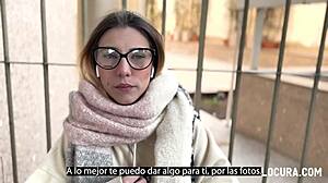 Stunning Italian Dalila Dark Picked Up for Dirty Fun