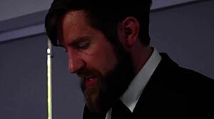 man in black dominates horny sluts