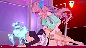 Cagliostro Chris Yukine Maria Cadenzavna Eve Futanari Lesbian Sex Creampie!