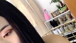 hot girl showing off perfectly in live stream 🔥