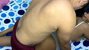 mayemarc1 lies on her back giving her ass from behind in doggystyle fucking until orgasm