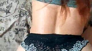 The young stepsister moves her big ass as I fuck her tight pussy doggystyle.