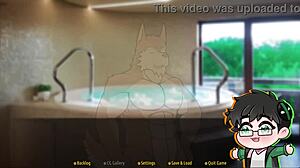 看看这个毛茸茸的yaoi游戏演示，gay圣诞主题。