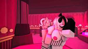 Roblox狂插可爱精灵毛茸茸野战猛干