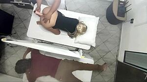 Huge Ass Woman Fucked By Masseur Next To Husband