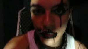 Twink Feels Ecstasy Riding Two-Headed Dildo Solo.