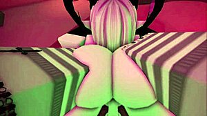 Roblox狂插可爱精灵毛茸茸野战猛干