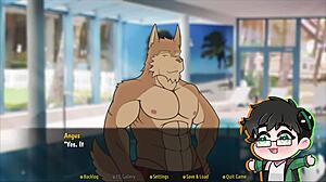 看看这个毛茸茸的yaoi游戏演示，gay圣诞主题。