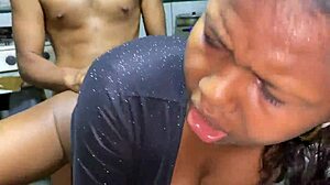 Part 2, I went to the kitchen without panties and gave my ass and pussy to stepbrother Jaison 😏