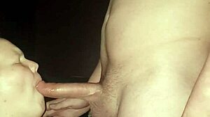 She gives intense blowjob leading to facial cumshot