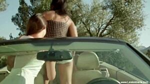 i-i love kissing my cougar girlfriend with strapon fun