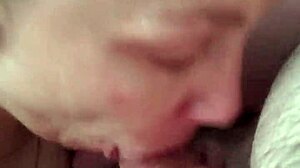 Too Much Cum For Her Swallow!
