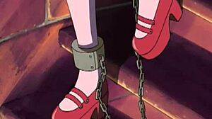 Restrained Teen Gets Lezdom BDSM Ass Beading