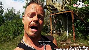 yo, young gothic satanist teen 18+ picked up for outdoor erotic date without condom pov