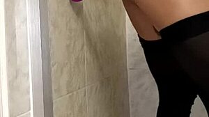 Having fun with my dildo in the bathroom, so relaxing! 😏💦