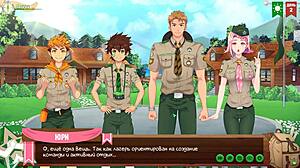 Game Friends Camp Episode 2 - Exploring Taiga with Russian Voice